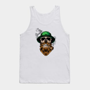 st patrick skull Tank Top